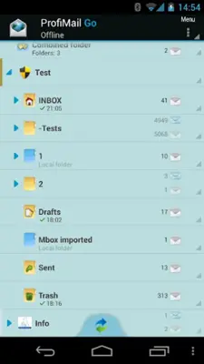 ProfiMail Go android App screenshot 9