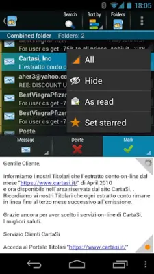 ProfiMail Go android App screenshot 4