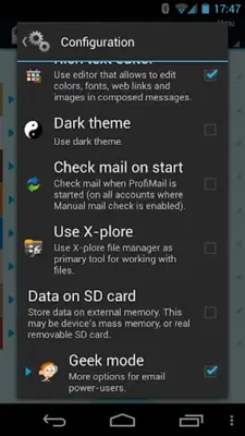 ProfiMail Go android App screenshot 7